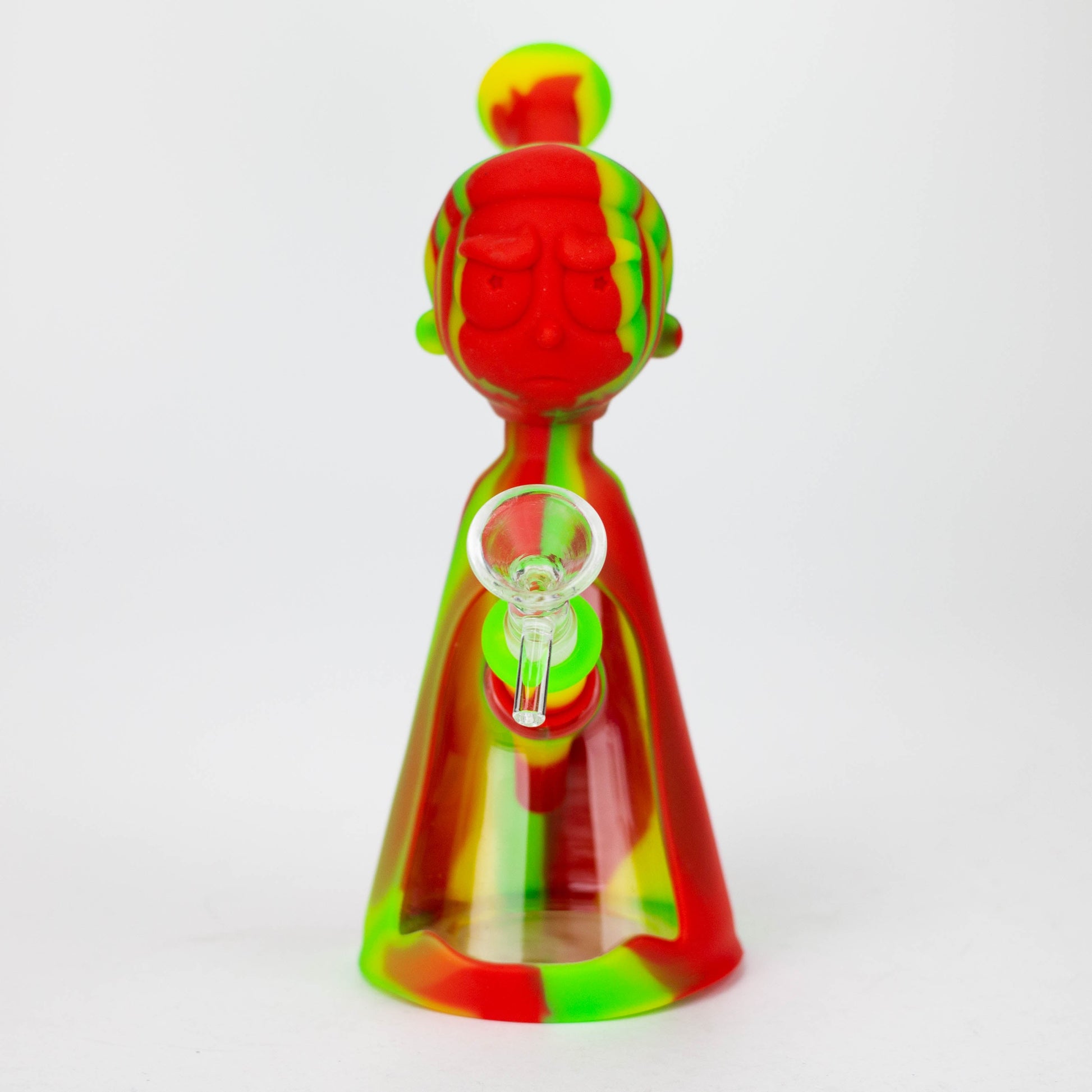 7" RM Cartoon multi colored silicone water bong [H120]_11