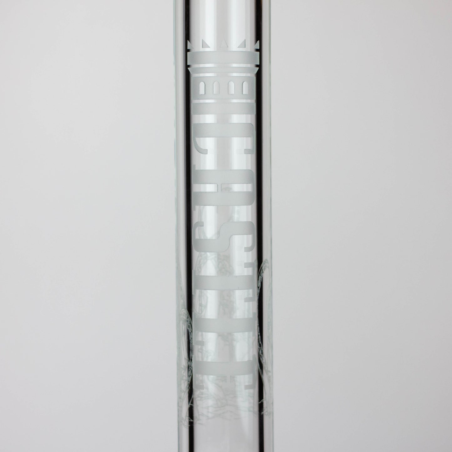 Castle Glassworks - 18" laser etched Tube Beaker Bong_1
