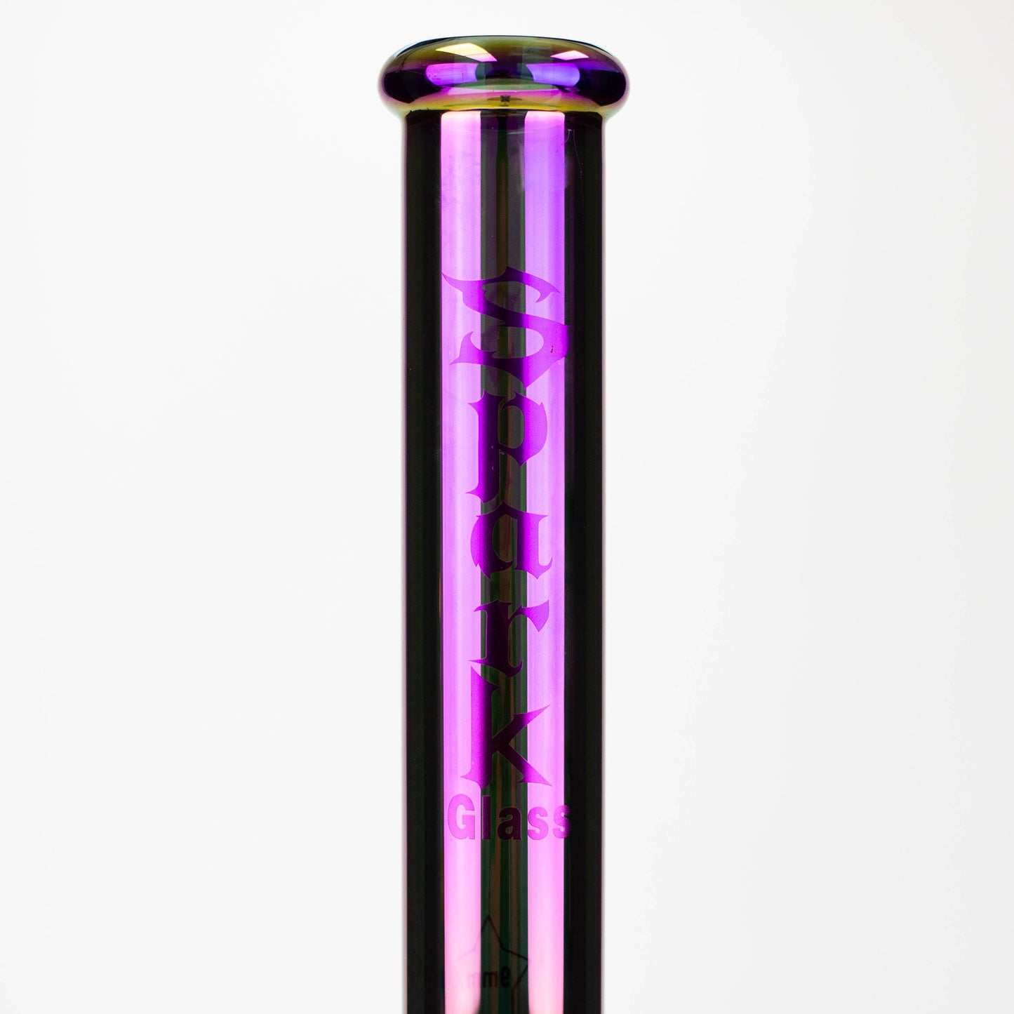 Spark | 18" Electorplated 9 mm glass water bong_1