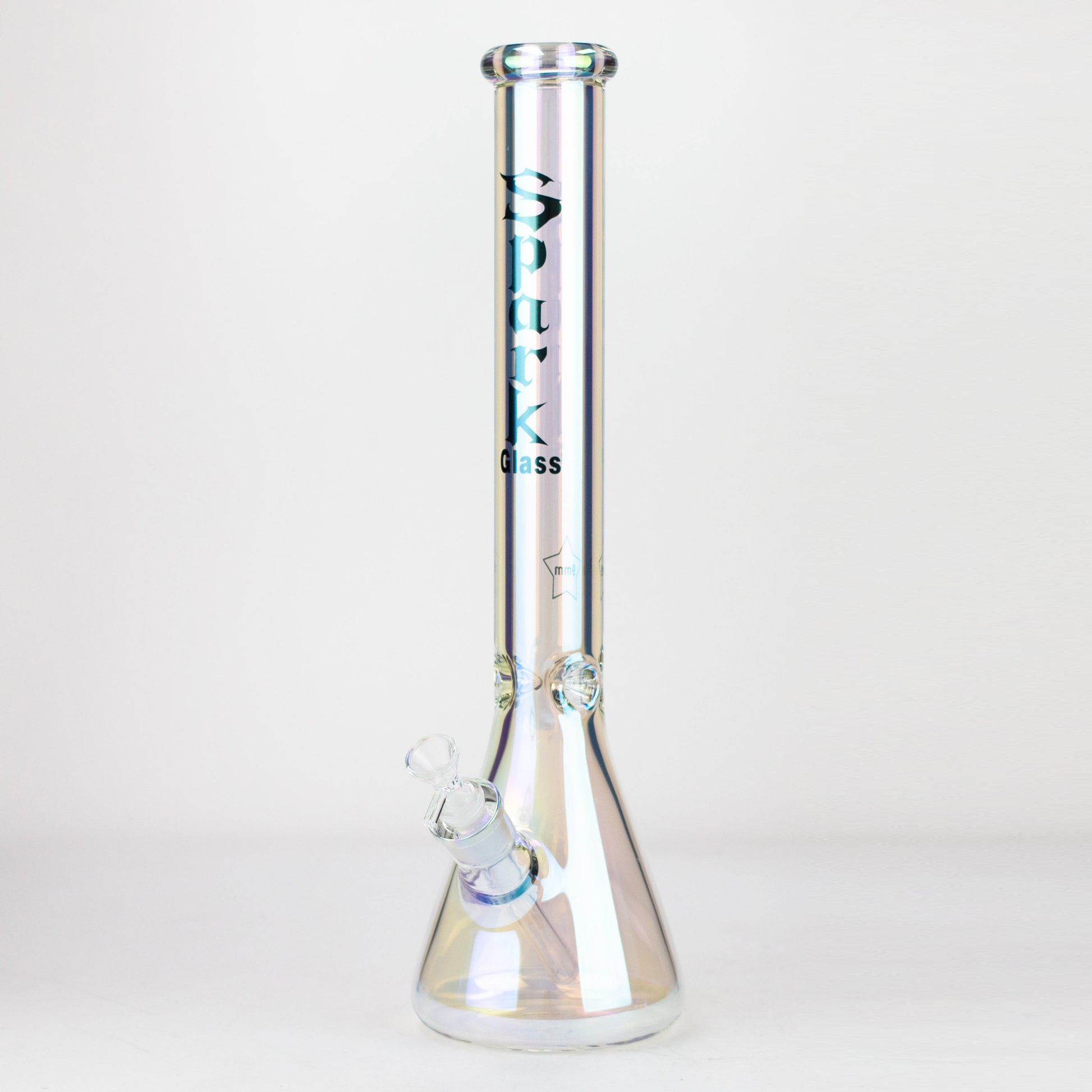 Spark | 18" Electorplated 9 mm glass water bong_7