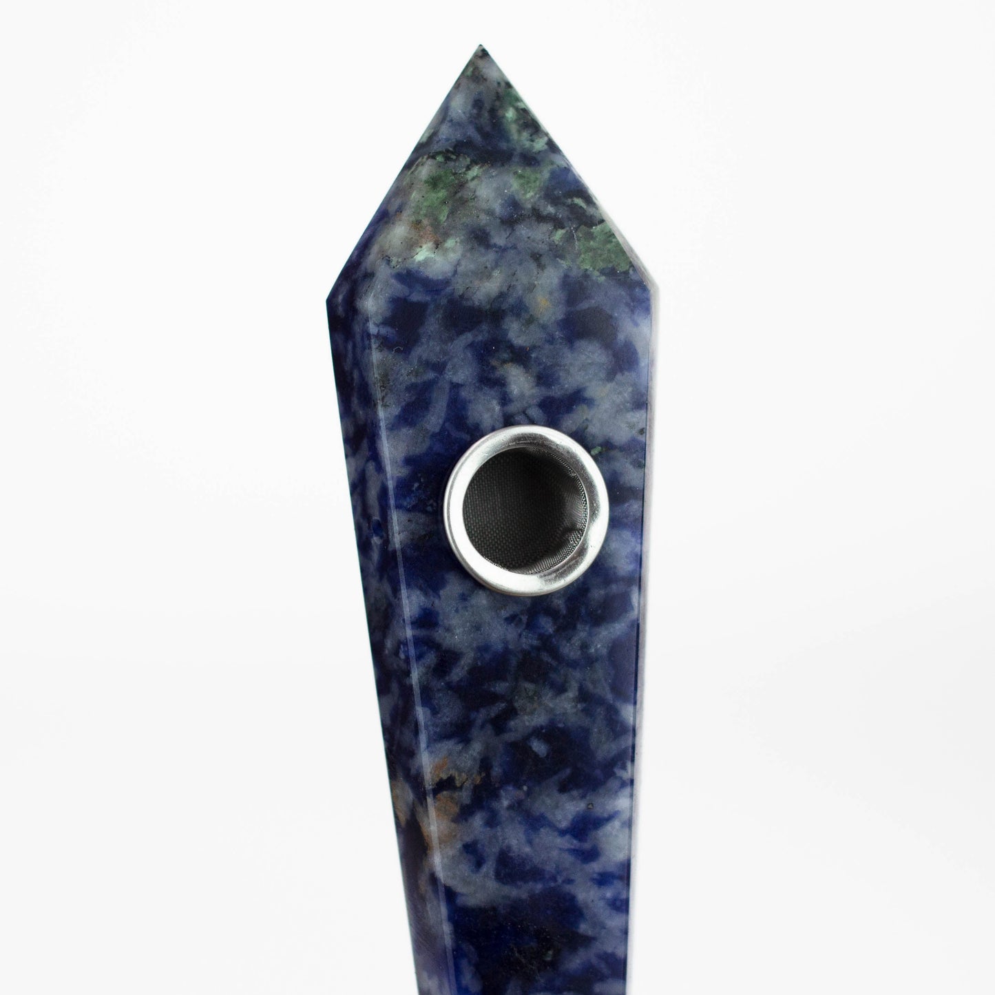 Acid Secs | Blue Dot Stone Crystal Pipe with Choke_2