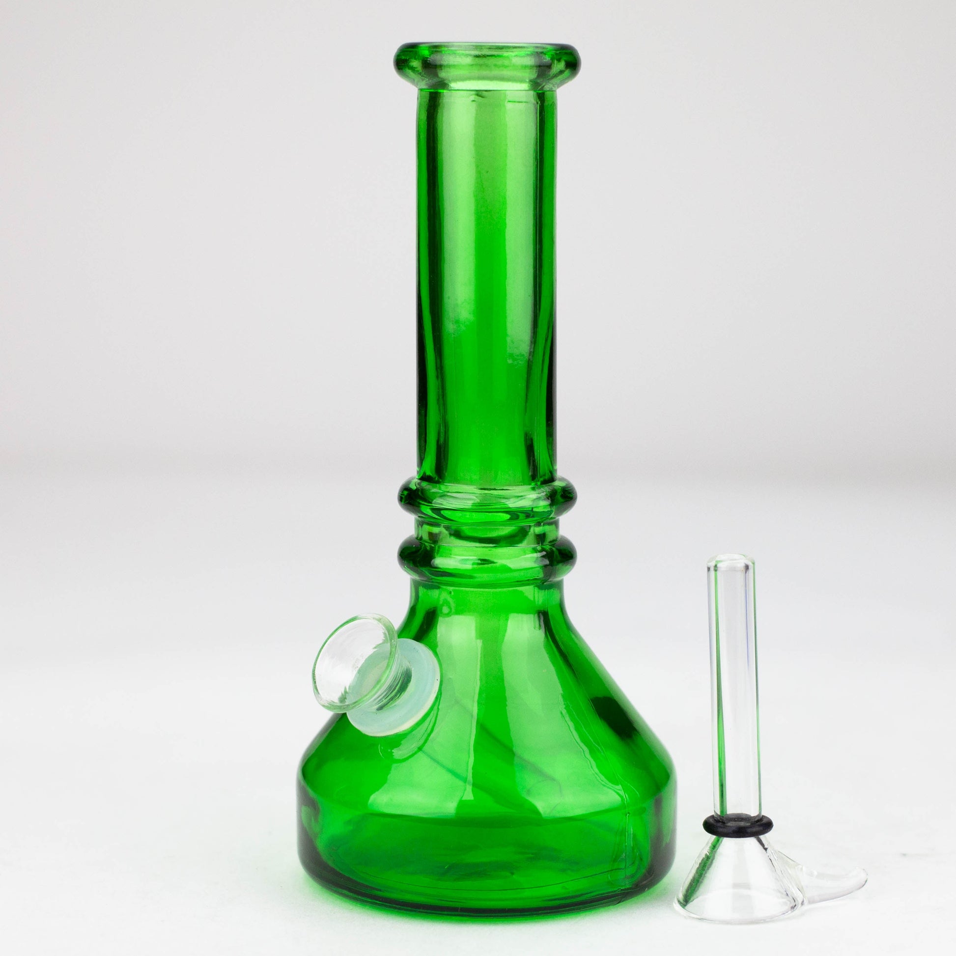 6" heavy color soft glass water bong_1