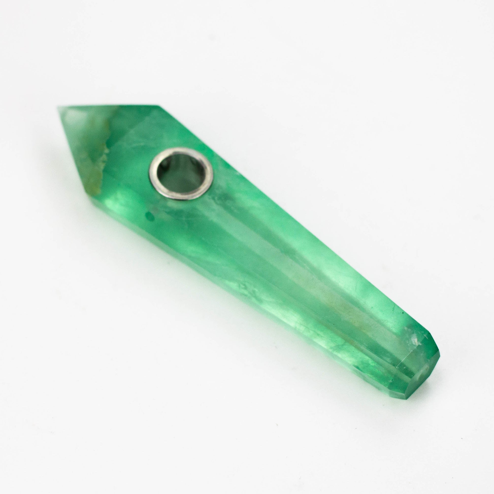 Acid Secs | Green Fluorite Crystal Pipe with Choke_0