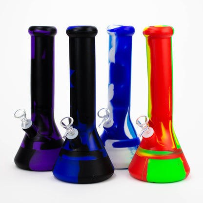 12" Silicone Assorted color Bong [7050089B]_0