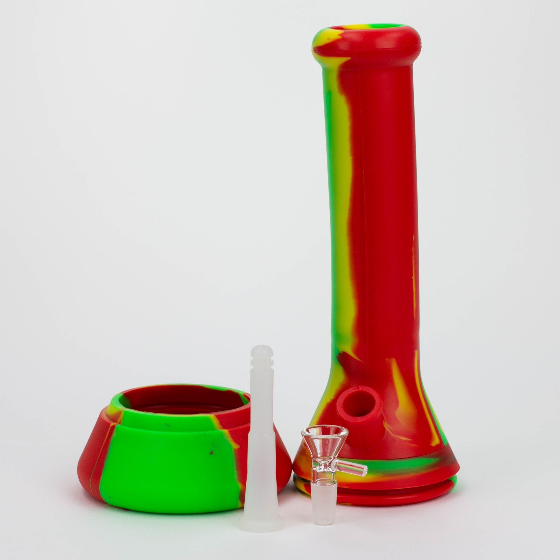 12" Silicone Assorted color Bong [7050089B]_1