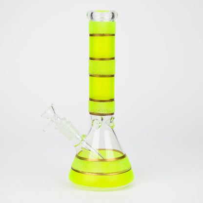 10" Yellow glass water bong [BH091]_1