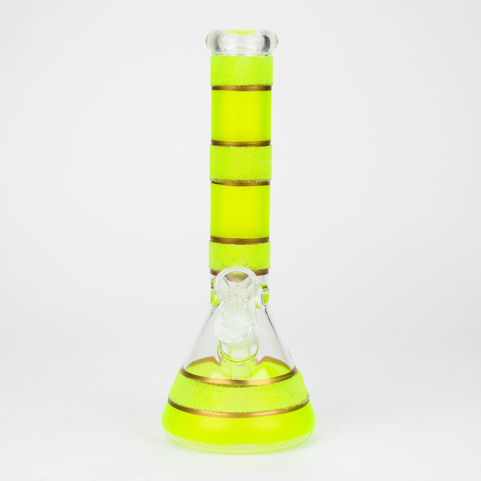 10" Yellow glass water bong [BH091]_2