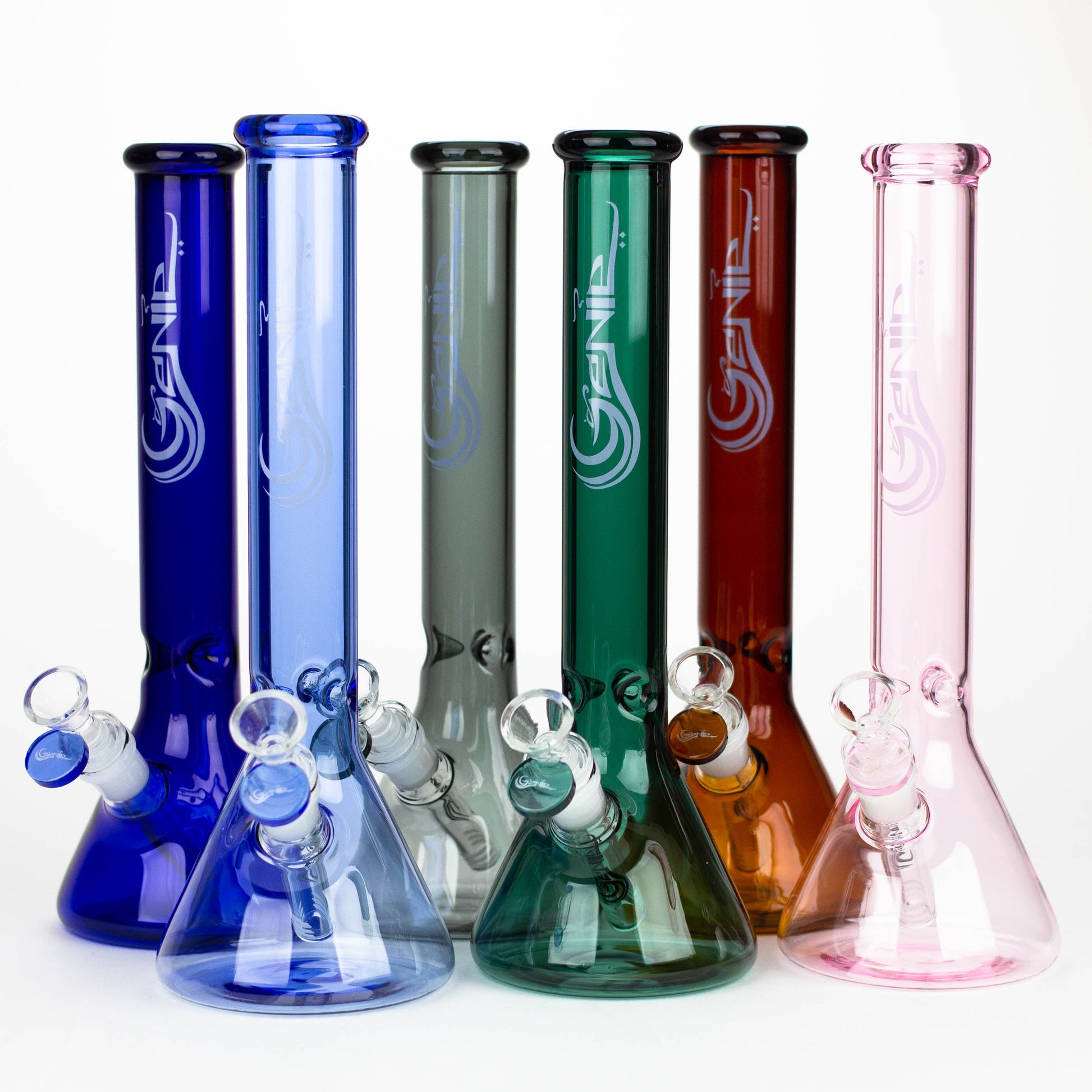 Genie | 12" color tube glass water bong [GB2130]_0