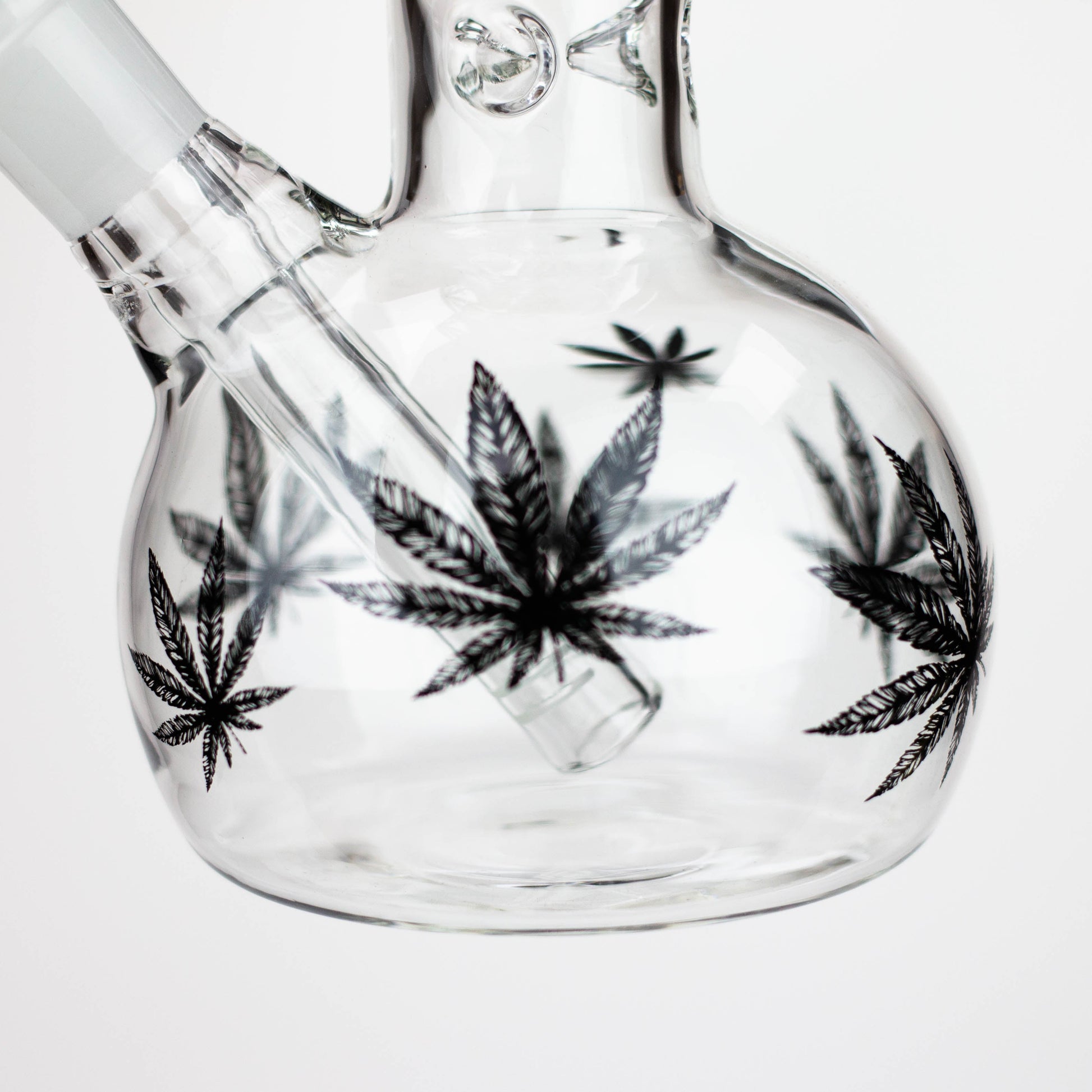 11" Glass Bong With Leaf Design [BH083]_5