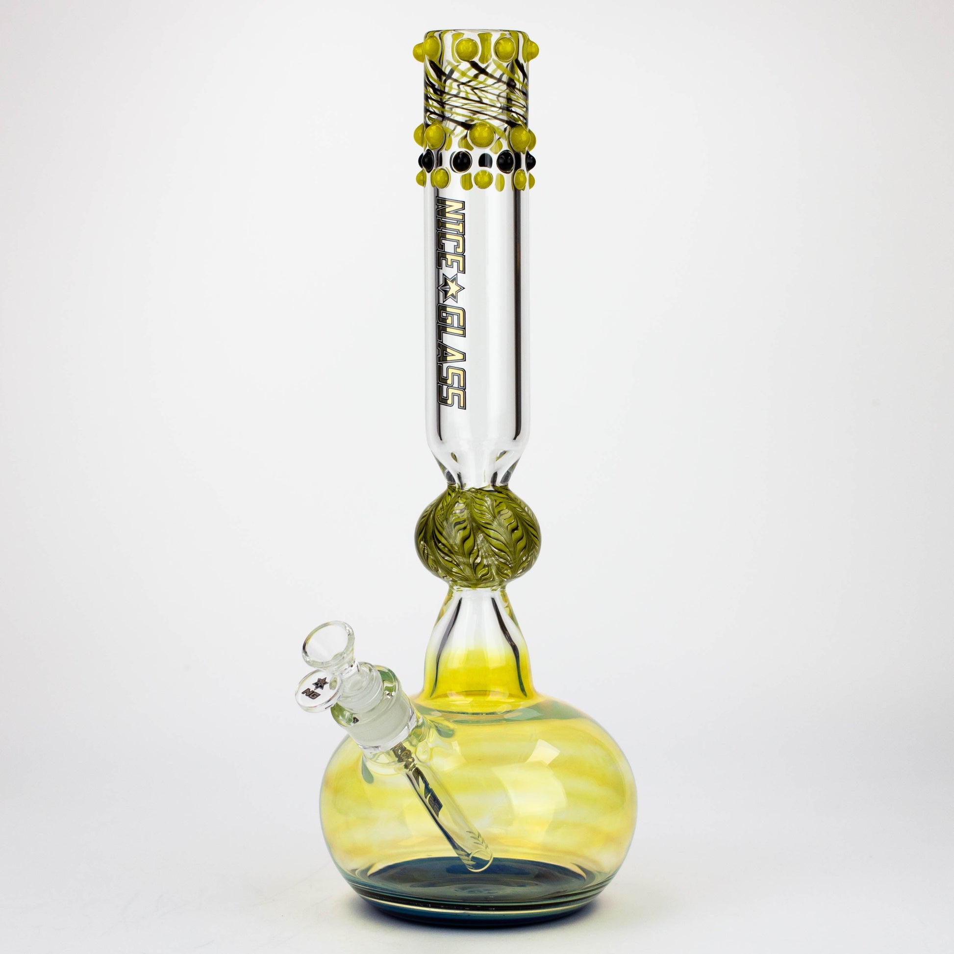 NG | 17 inch Dotted and Fumed Round Base Beaker [S396]_5