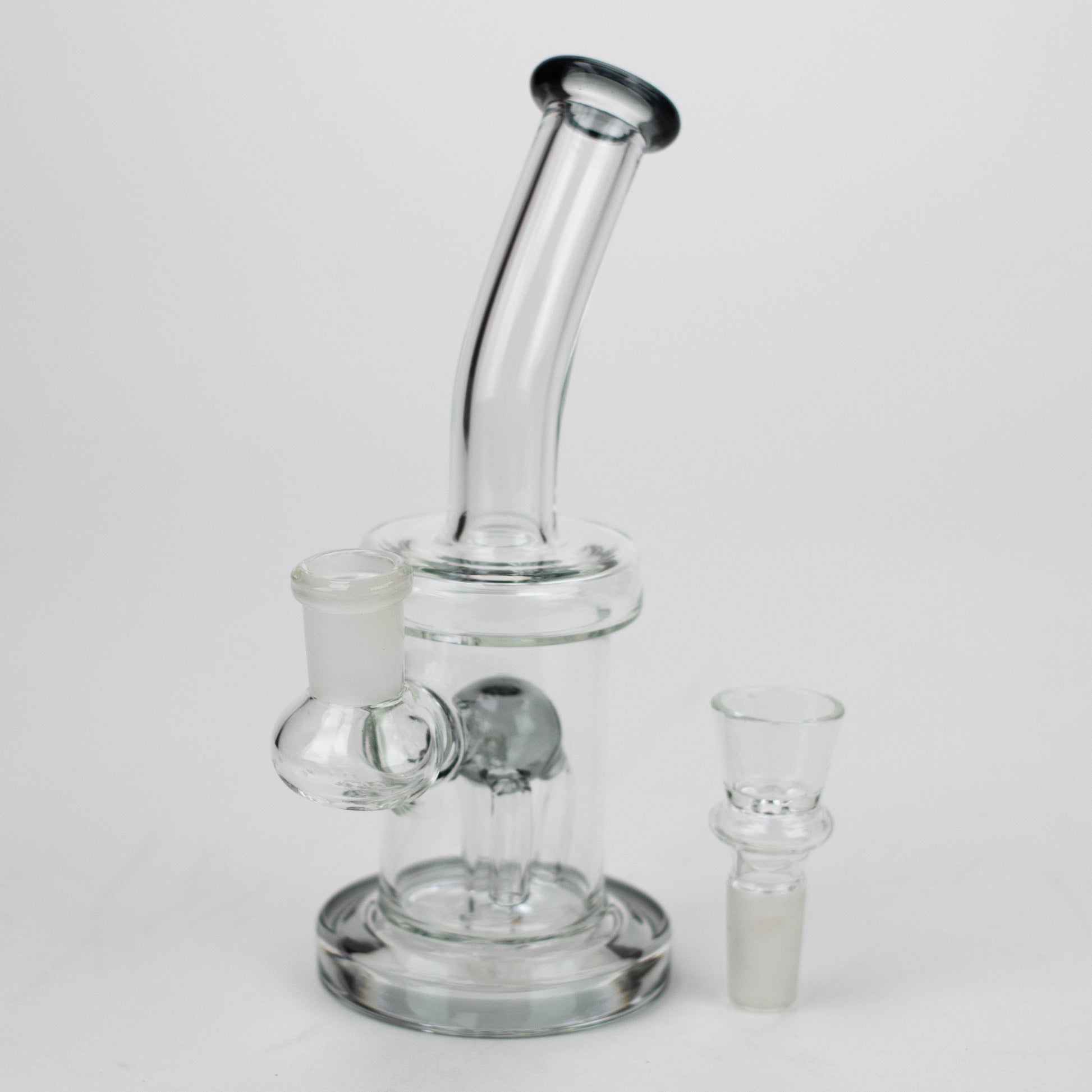 6.5" assorted color glass bong with tree arm diffuser_7