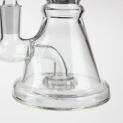 6.5" assorted color glass bong with shower head diffuser_5
