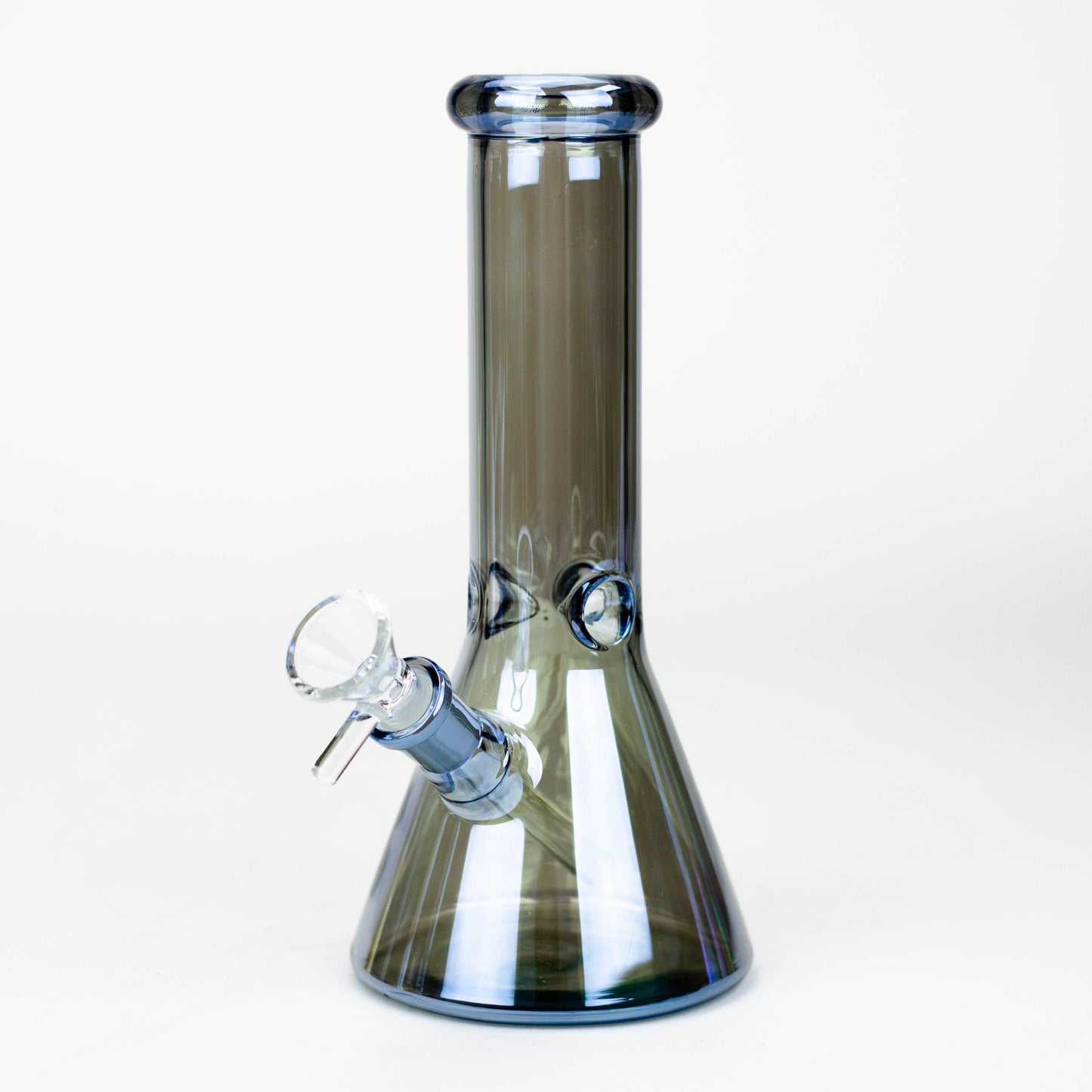 8" Solid Color Eletroplate Glass Beaker Bong [BH107x]_14