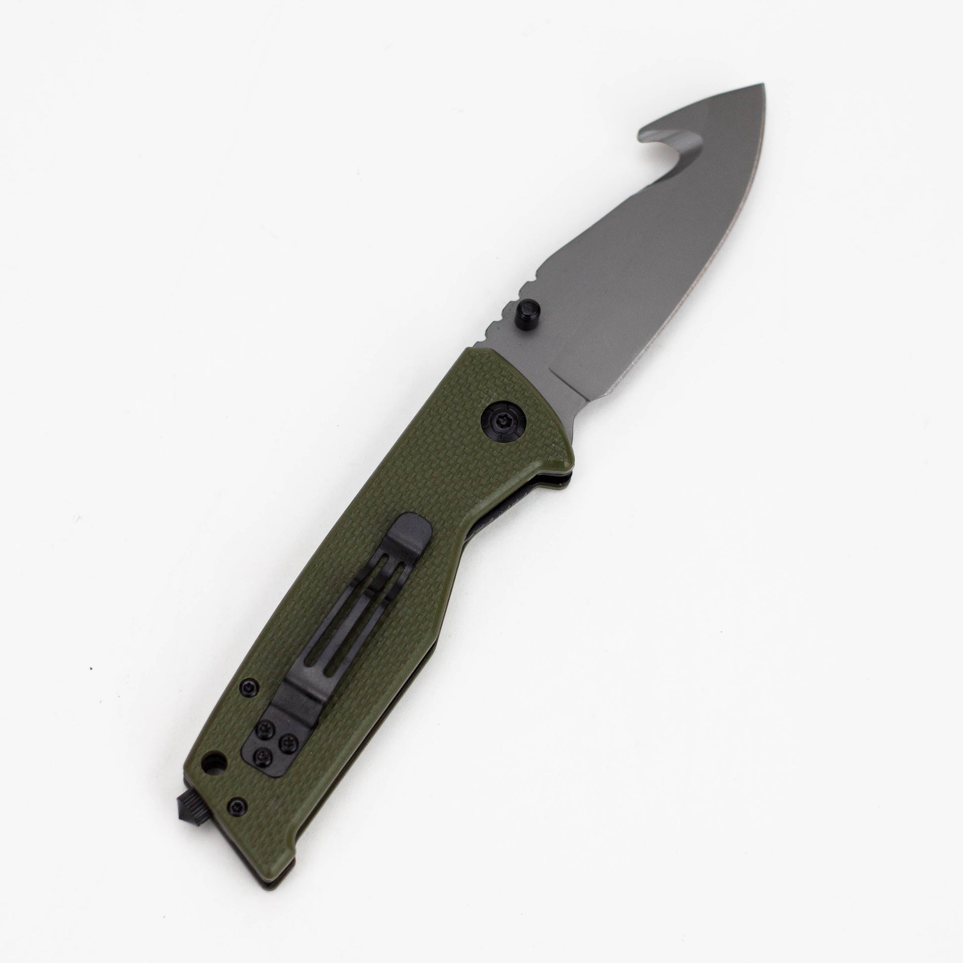ALPHASTEEL | Hunting Knife - GREEN FOLD_2