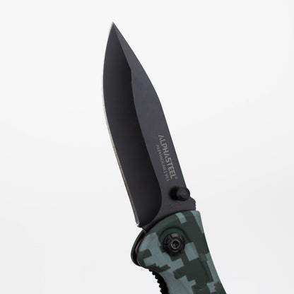ALPHASTEEL | Hunting Knife - NEW Military FOLD_3