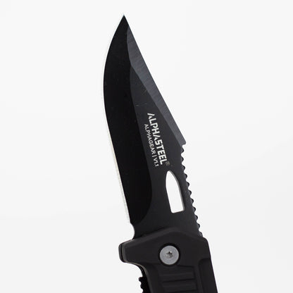 ALPHASTEEL | Hunting Knife - BLACK STAR FOLD_3