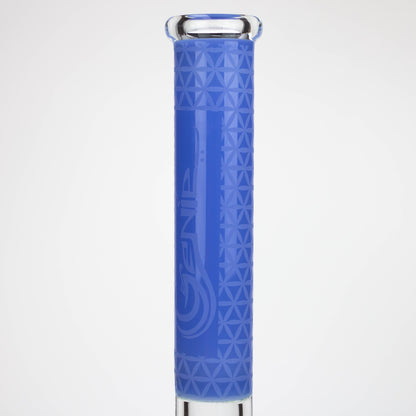 Genie | 17" sandblasted artwork tube 7 mm glass water bong [GB21005]_1