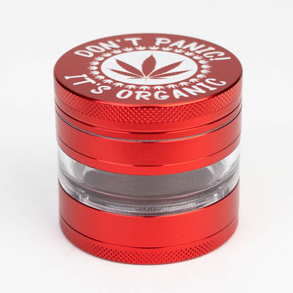 Heavy Duty Large "Don't Panic It's Organic" 4 Parts Weed Grinder Engraved in Canada_18