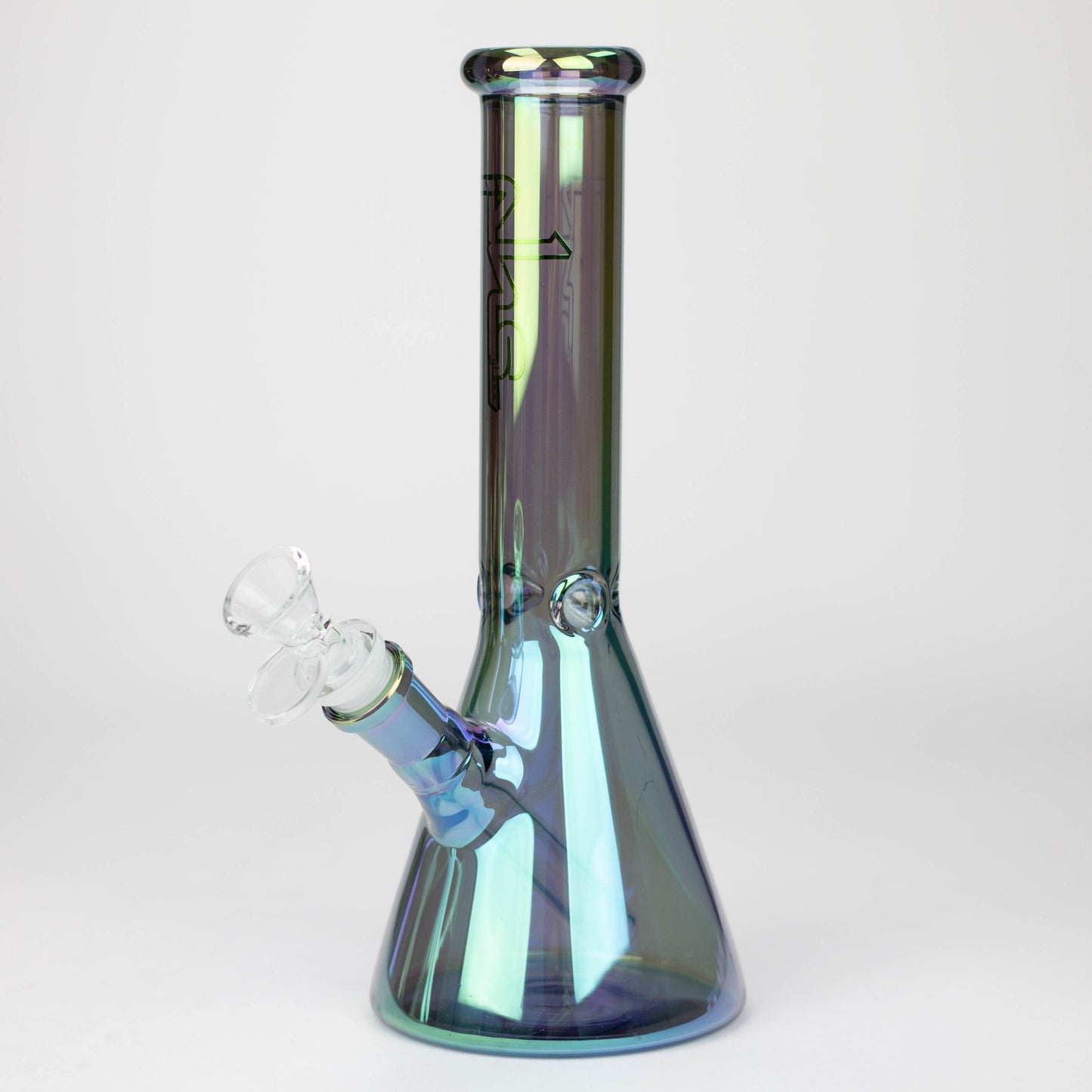 PHS |  10" Solid Color Eletroplate Glass Beaker Bong [PHSCR-10]_8