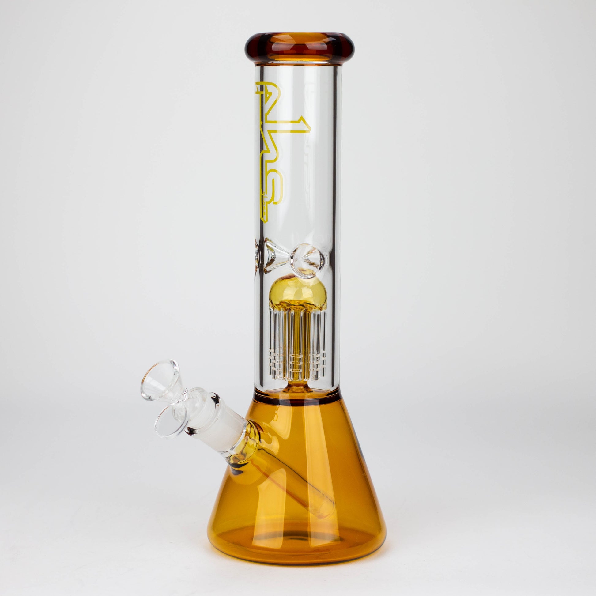 PHS | 12" Glass beaker color Bong with tree arm percolator [PHSPR-12]_7