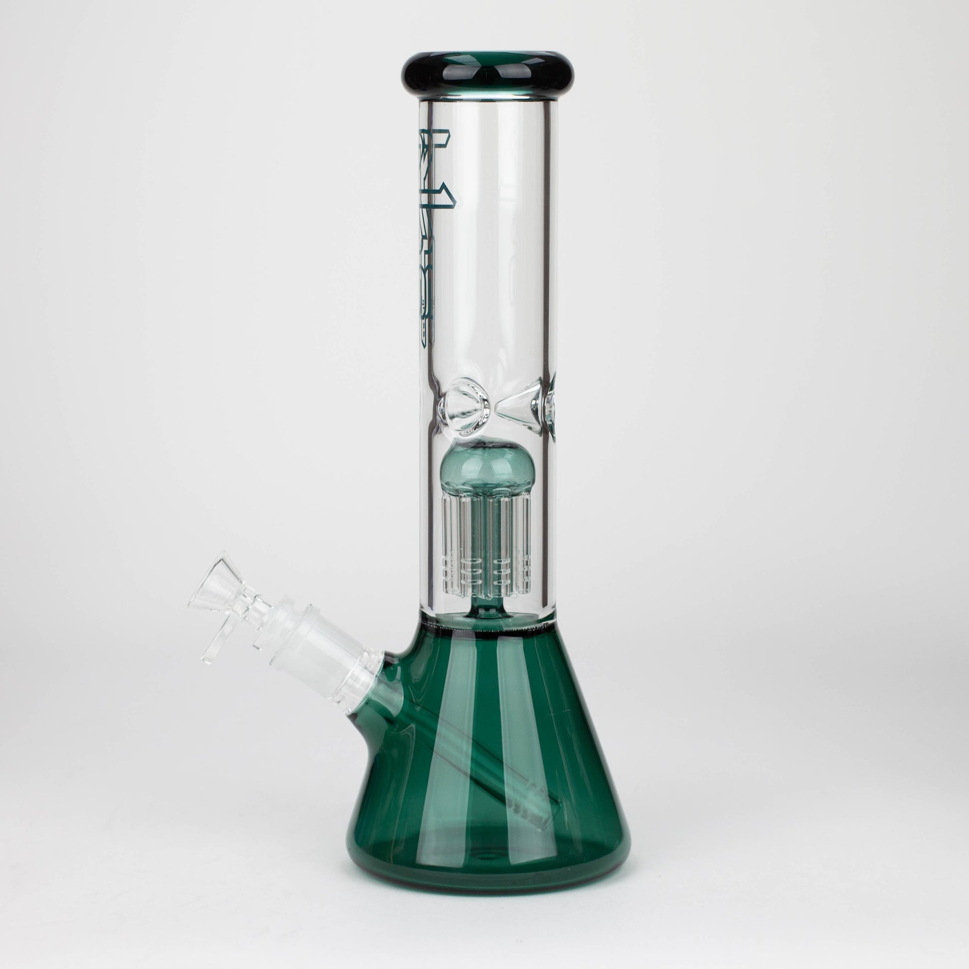 PHS | 12" Glass beaker color Bong with tree arm percolator [PHSPR-12]_13