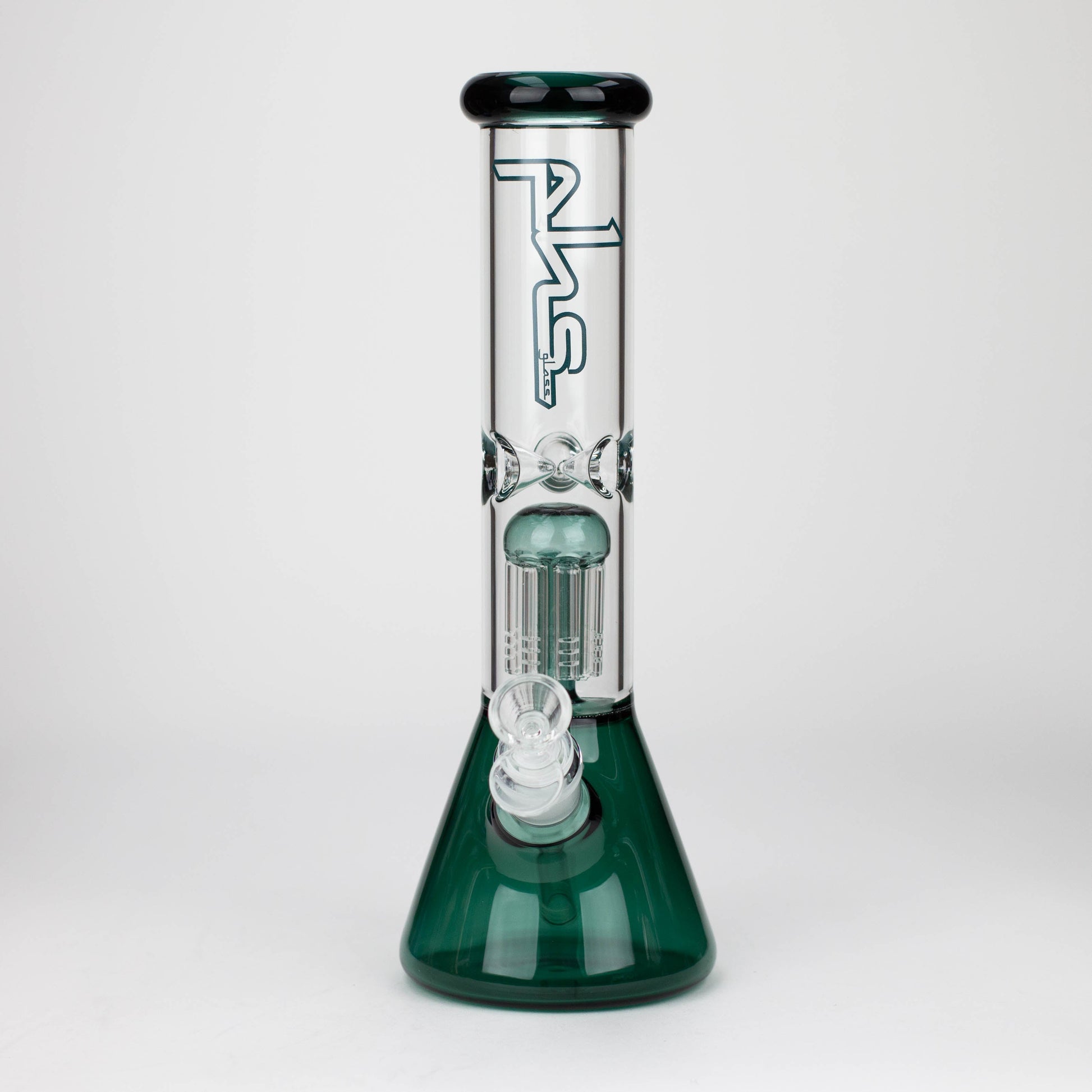 PHS | 12" Glass beaker color Bong with tree arm percolator [PHSPR-12]_14