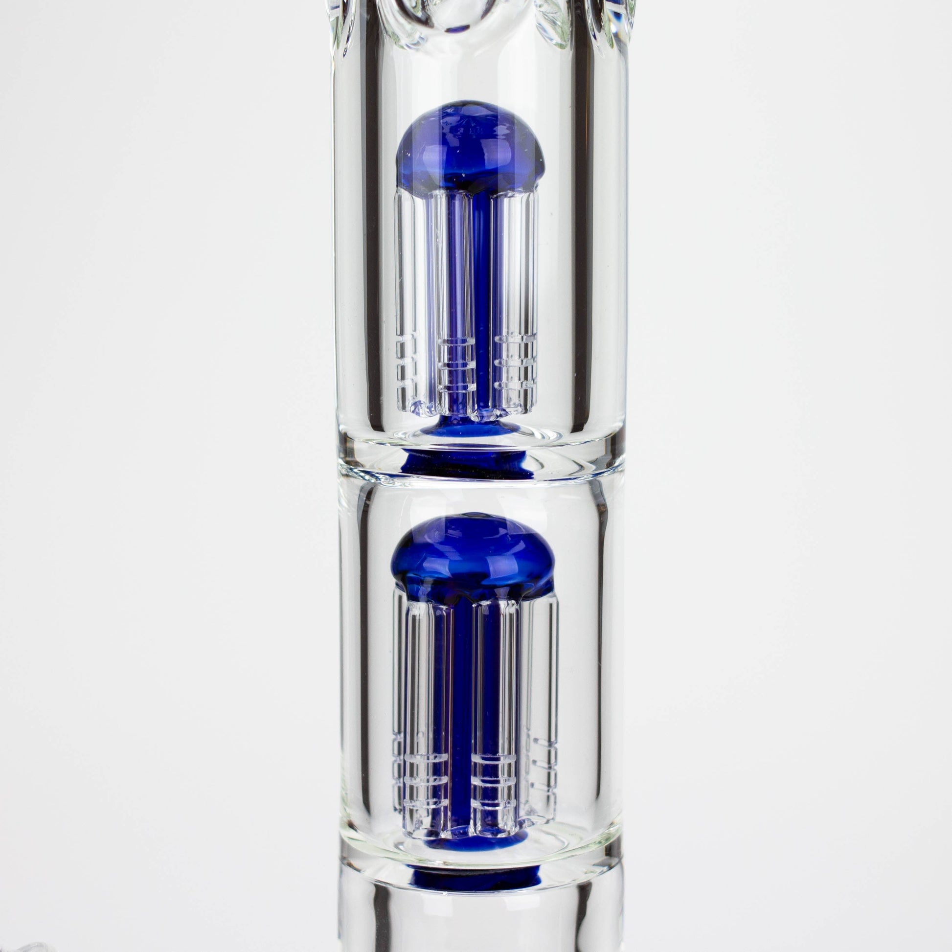 GENIE | 24" Dual 6 arms 9mm glass water beaker bong [GB1906]_3