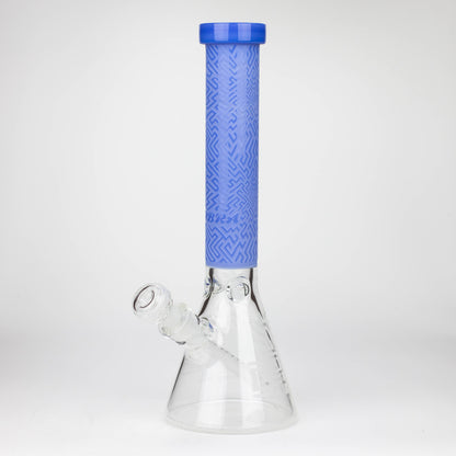 COBRA | 15" sandblasted artwork tube 7 mm glass water bong [YK04]_3