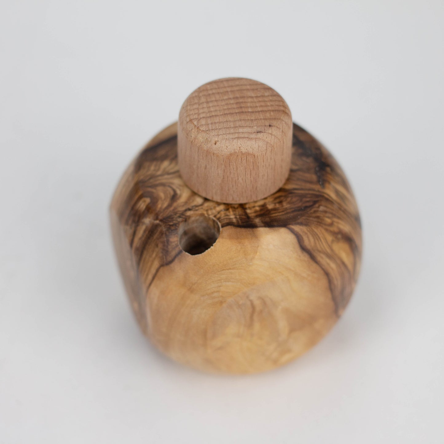 Olive Wood Apple Dugout/Smoker's Gift_7