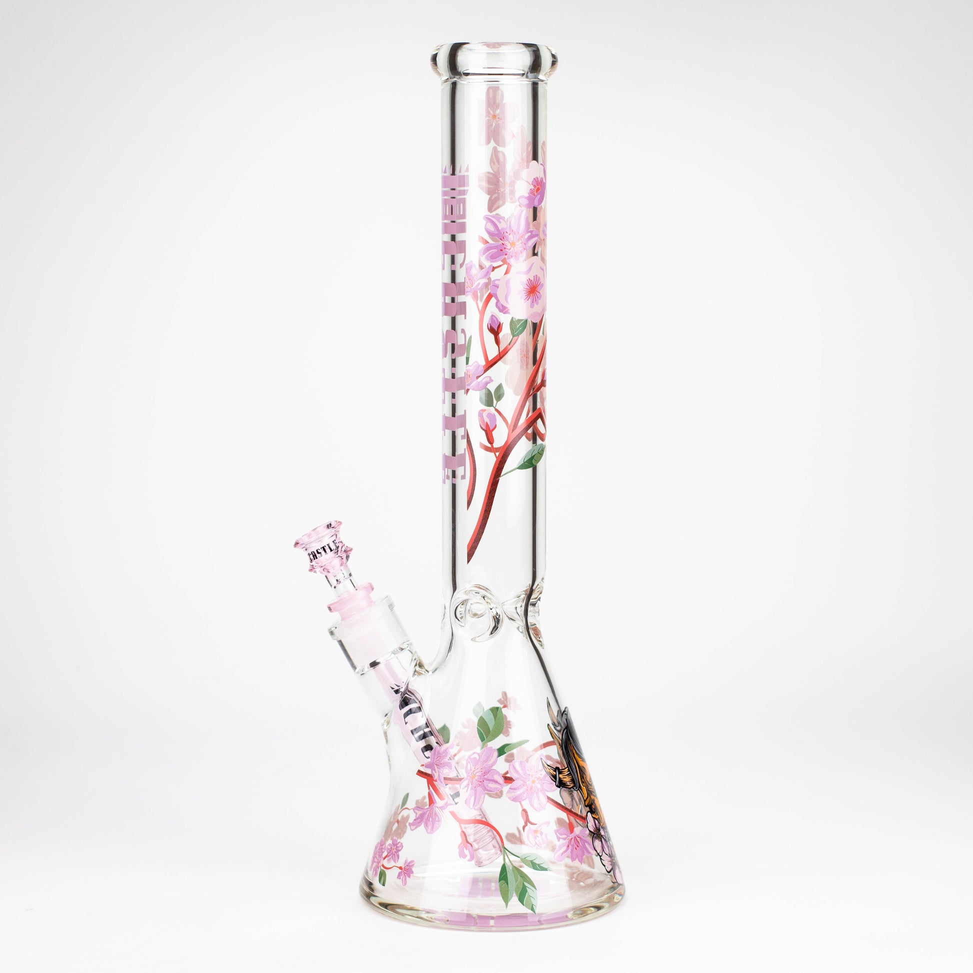 Castle Glassworks | 16" Cherry Blossom Beaker_3