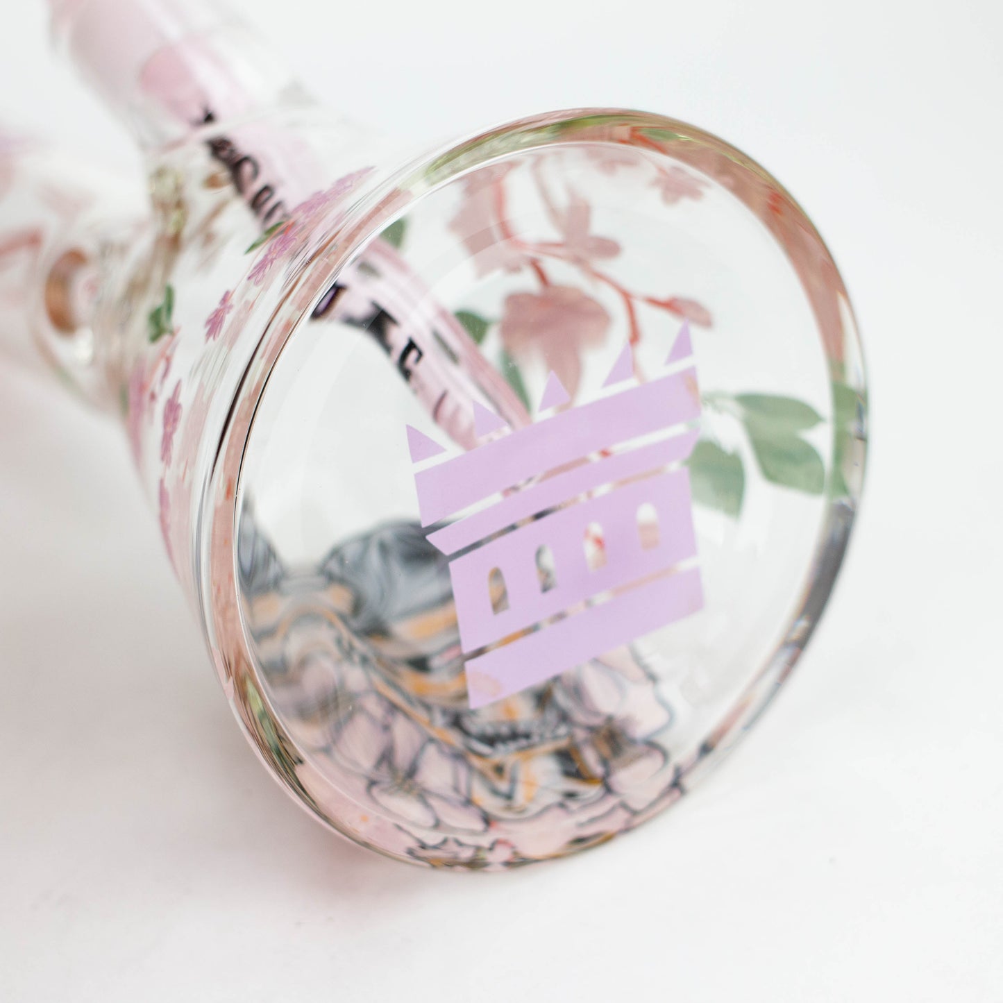 Castle Glassworks | 16" Cherry Blossom Beaker_1