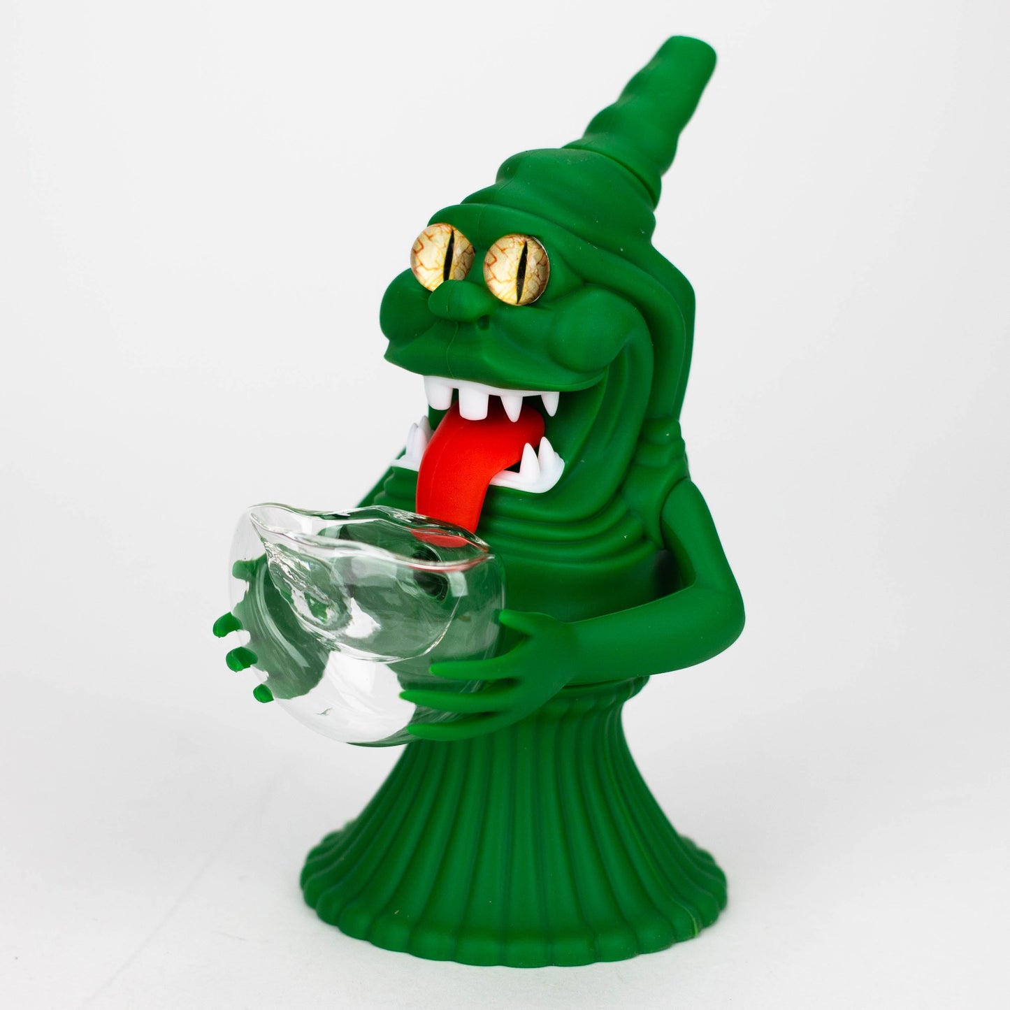6" Green faced monster smoke water pipe [H258]_0