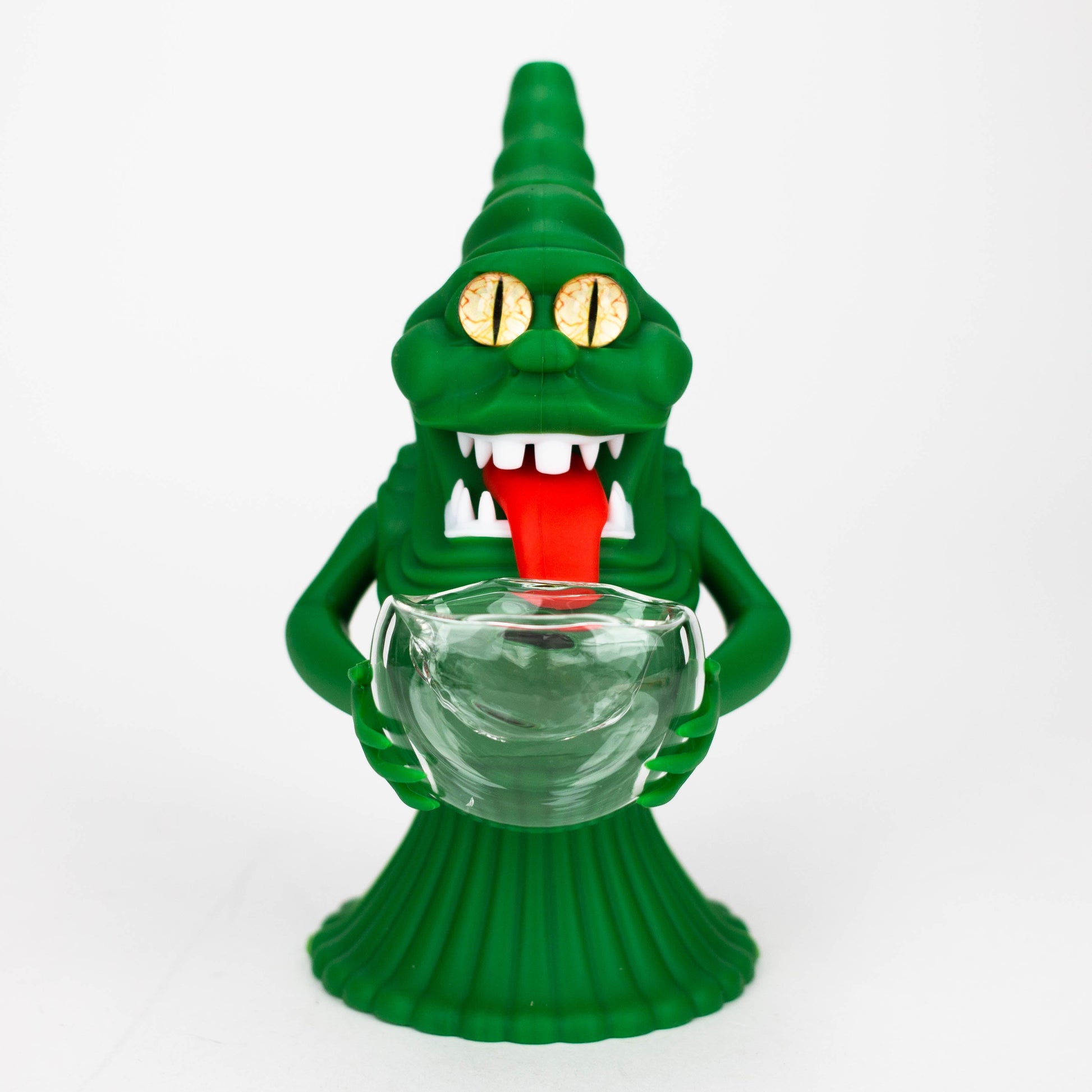 6" Green faced monster smoke water pipe [H258]_1