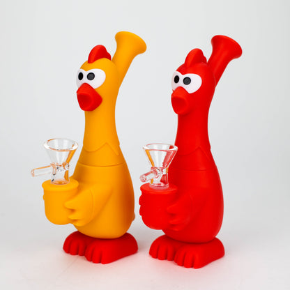 7" Screaming chicken water pipe-Assorted [H245]_0