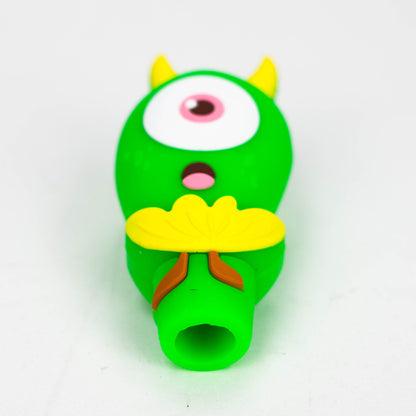 3.5" One-Eyed Eggplant Smoking Hand Pipe-Assorted [H326]_2