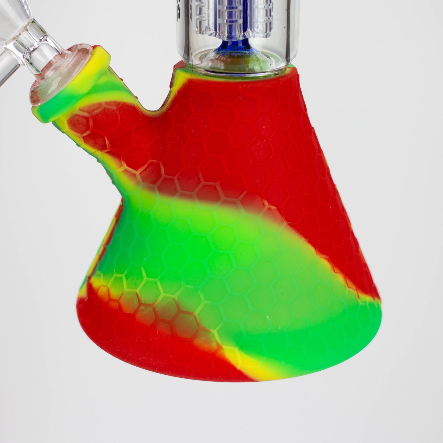 11" Silicone with glass percolator bong - Assorted[SP1060]_7