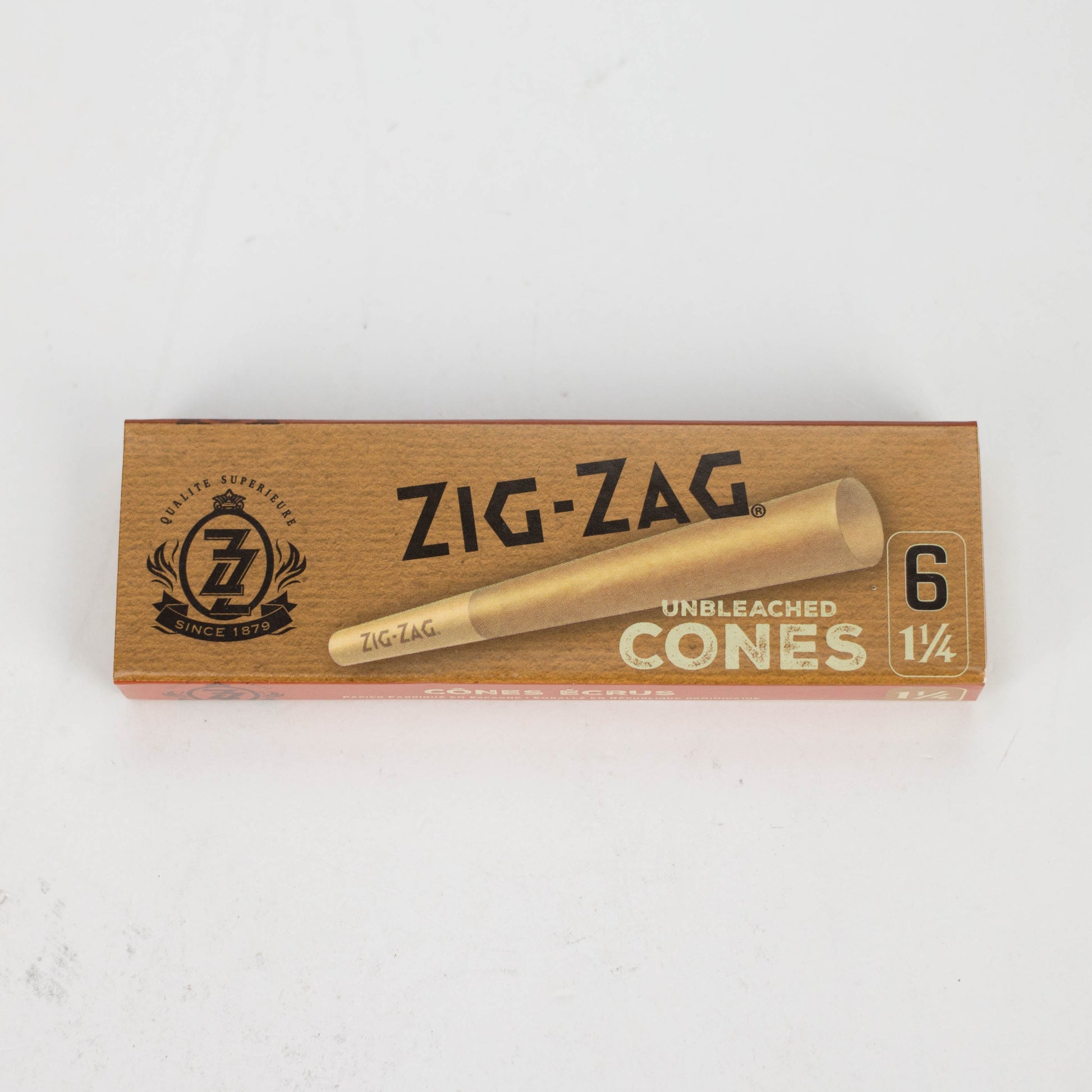 Pre-Rolled Cones - Zig-Zag Brown 1 1/4 Papers Box of 24_1