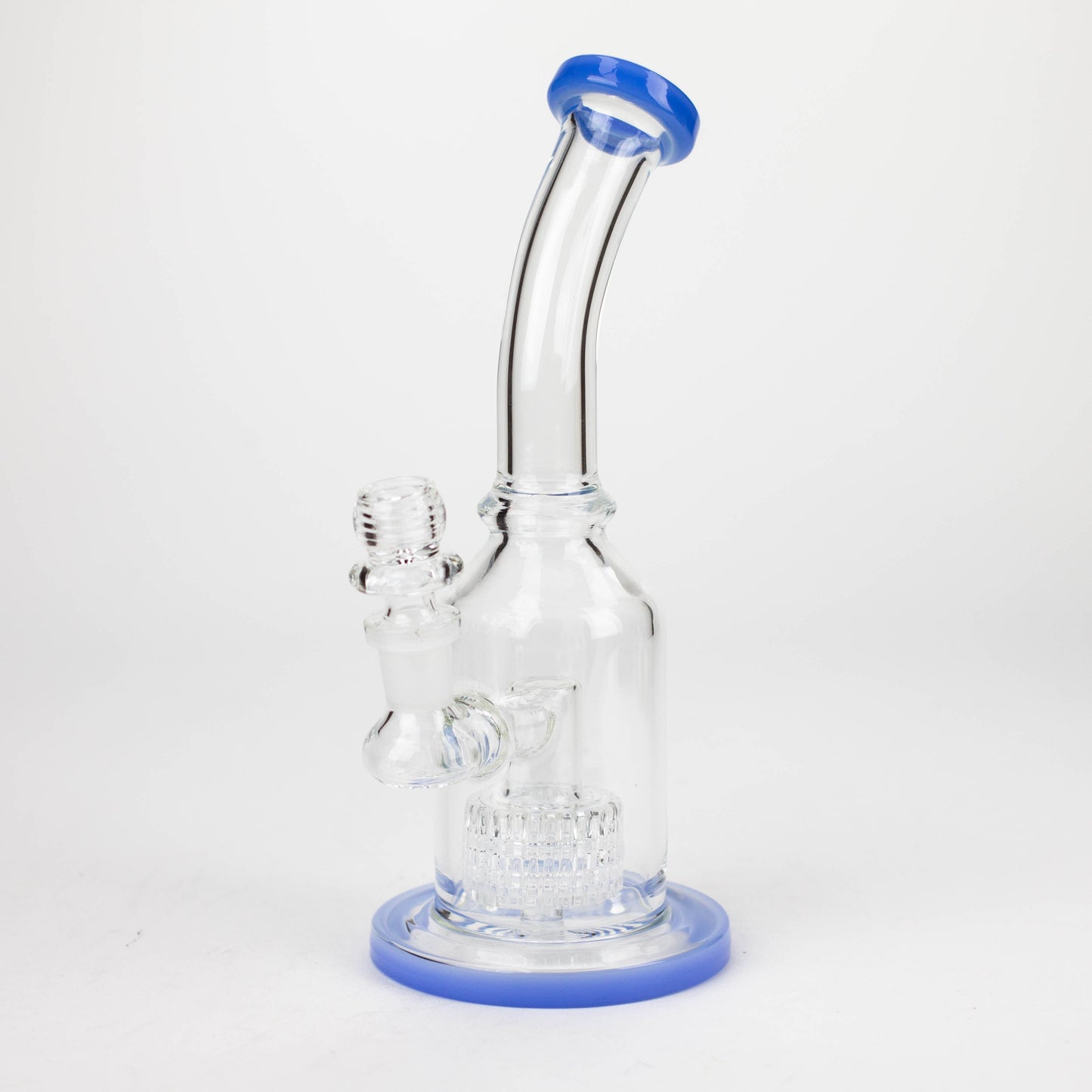 9" bent neck bubbler with tier diffuser [Color Assorted]_1