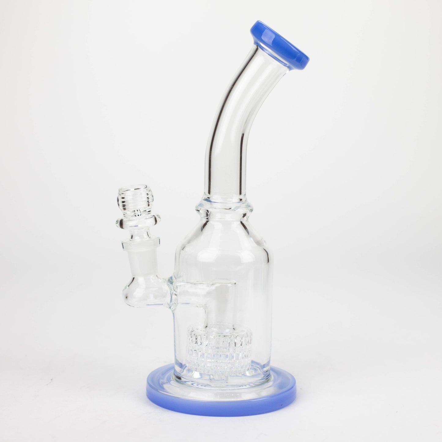 9" bent neck bubbler with tier diffuser [Color Assorted]_2