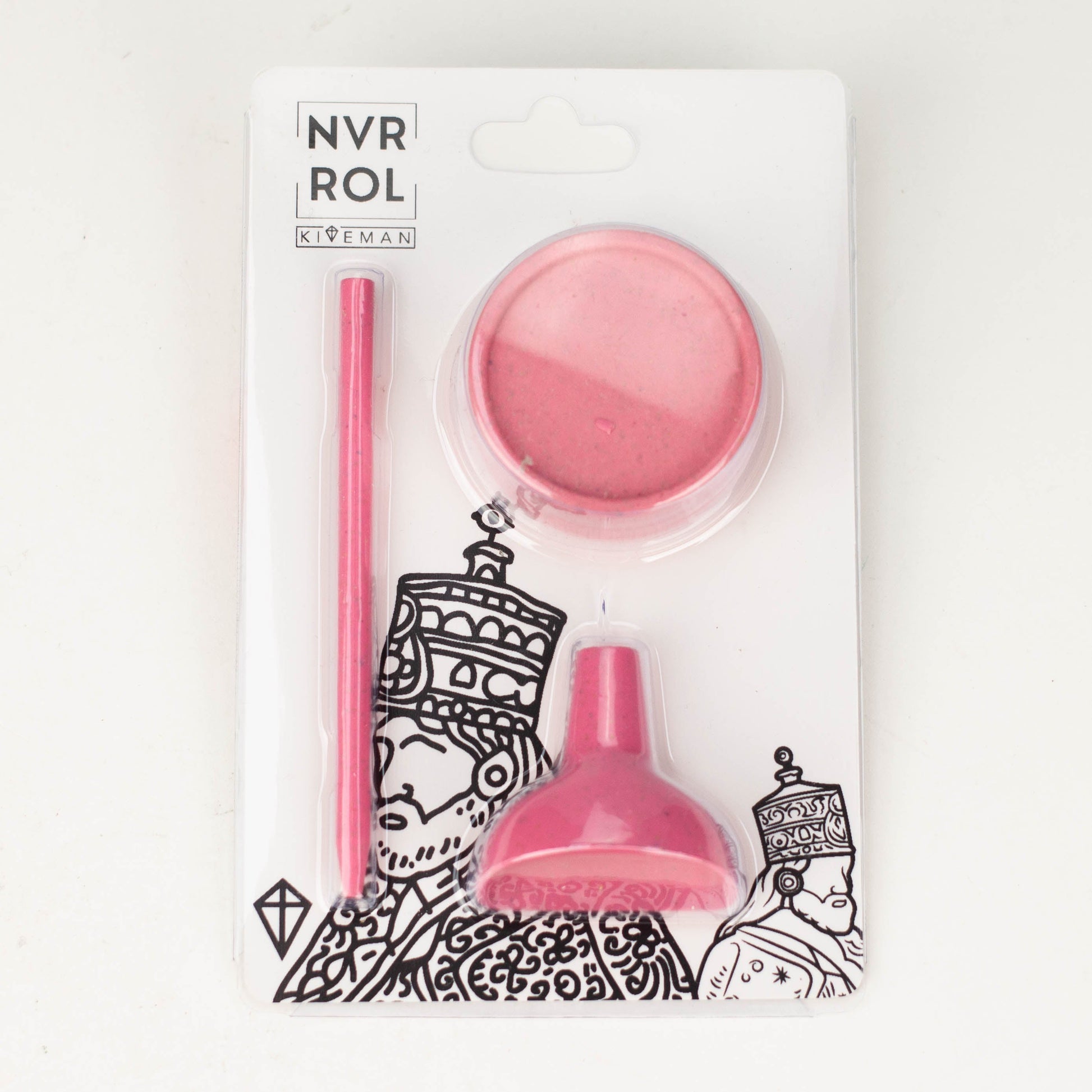 NVRROL X KITEMAN 3 in 1 Cone filling kit with Mini Grinder, Funnel, Poking Stick_1