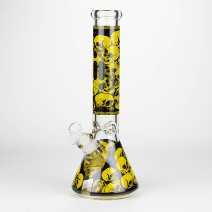 Infyniti | 14" Skull beaker 7 mm glass bong_1