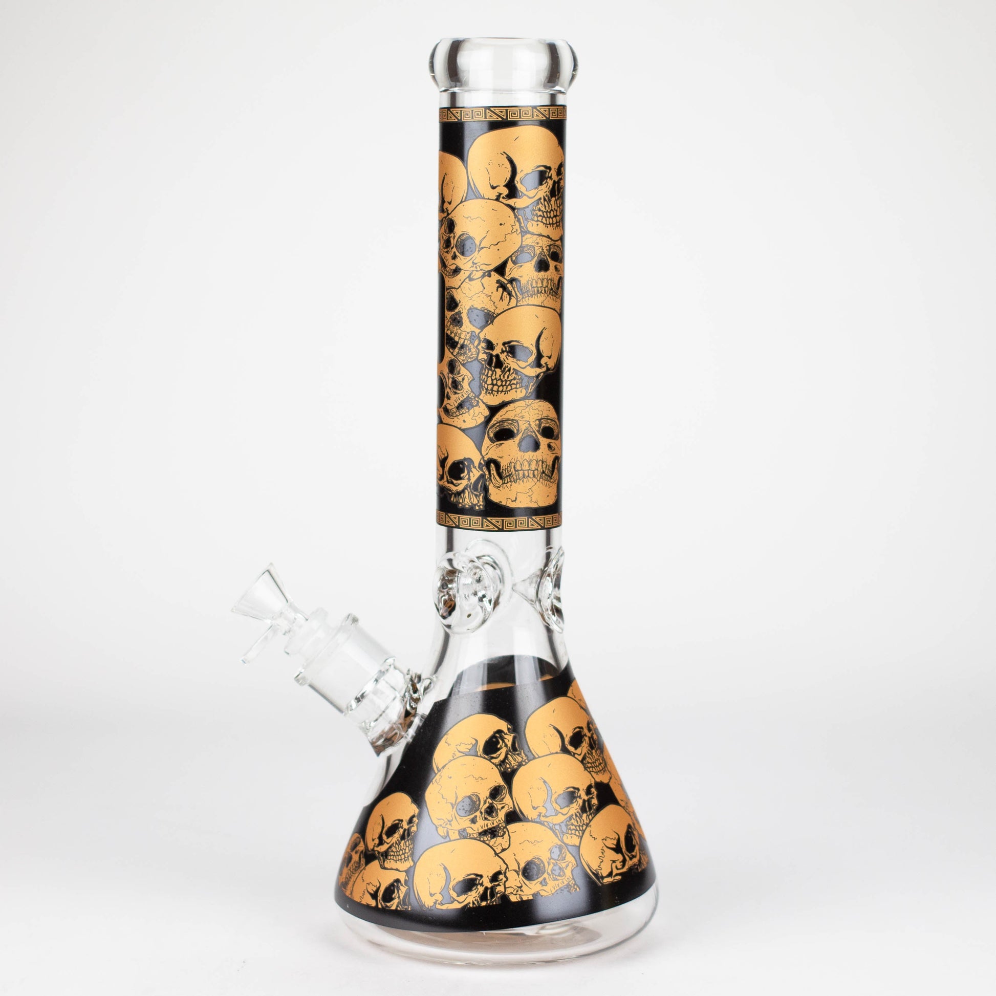 Infyniti | 14" Skull beaker 7 mm glass bong_7