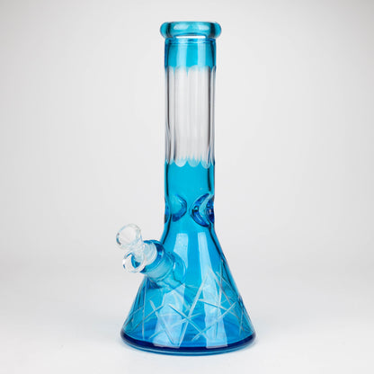 12.5" Soft glass 7mm beaker water bong [M12007A]_4