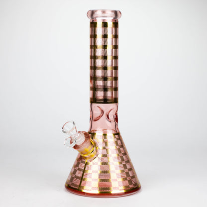 12.5" Soft glass 7mm beaker water bong [M12009A]_5