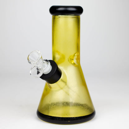 8" Soft glass 7mm beaker water bong [M08001]_10