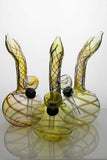 6 inches changing color glass water bong_5
