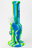 11" Genie skull multi colored detachable silicone water bong_5