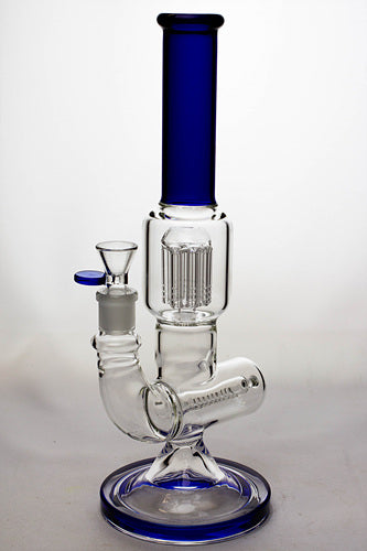 14 inches 8 arms percolator and inline diffused water bong_0