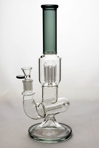 14 inches 8 arms percolator and inline diffused water bong_1