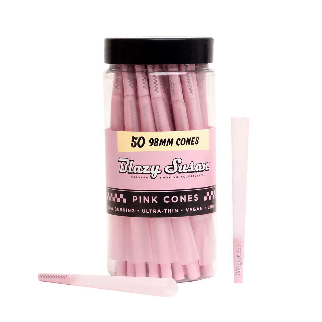 Blazy Susan | Pink 98mm Cones Pack of 50_1